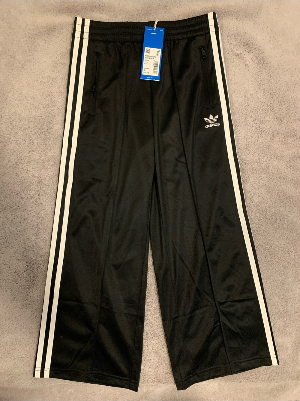 Adidas girls wide firebird pants! NWT size Small